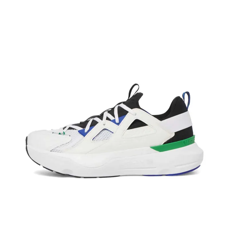 Under Armour Abrasion Resistant Low Top Running Shoes Unisex White-0