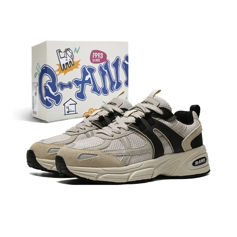 Q-AND Slip-Resistant Breathable Lightweight Low-Top Casual Shoes Unisex-0
