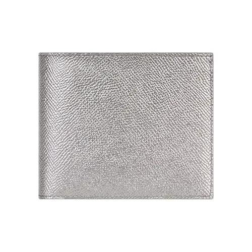 GIVENCHY Givenchy Bag Collection Cow Leather Wallet Unisex Silver
