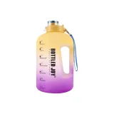 Yellow Purple Gradient Barrel Water Bottle 2500ml