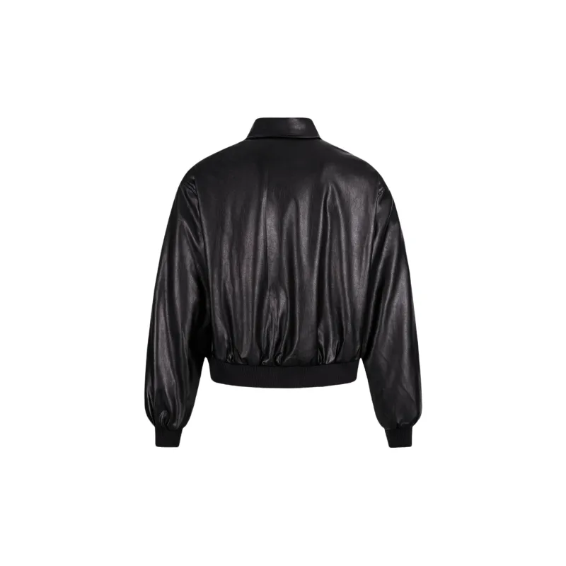 PMET Leather Jacket Unisex Black Brown-1