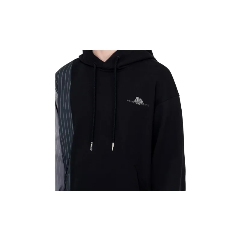 Feng Chen Wang Patchwork Long sleeve Hoodie-4