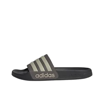 Adidas Adilette Shower Slides Charcoal Putty Grey Carbon