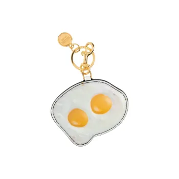 MOSCHINO Leather Keychains Men's White