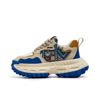JKEM Slip Resistant Height Increasing Low Top Chunky Sneakers Men's