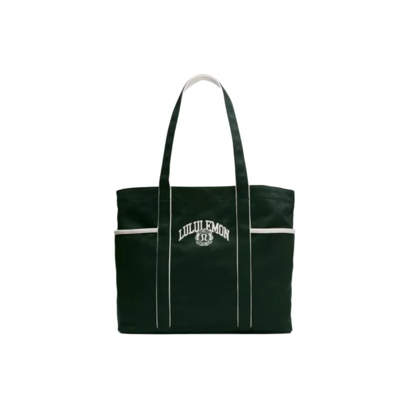 Lululemon Canvas One Shoulder Handbag Regular Unisex Green-0