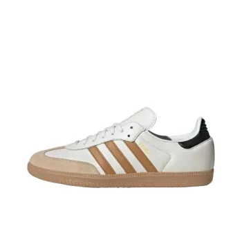 Adidas Samba OG Slip Resistant Low Top Skateboard Shoes Men's Dark Brown