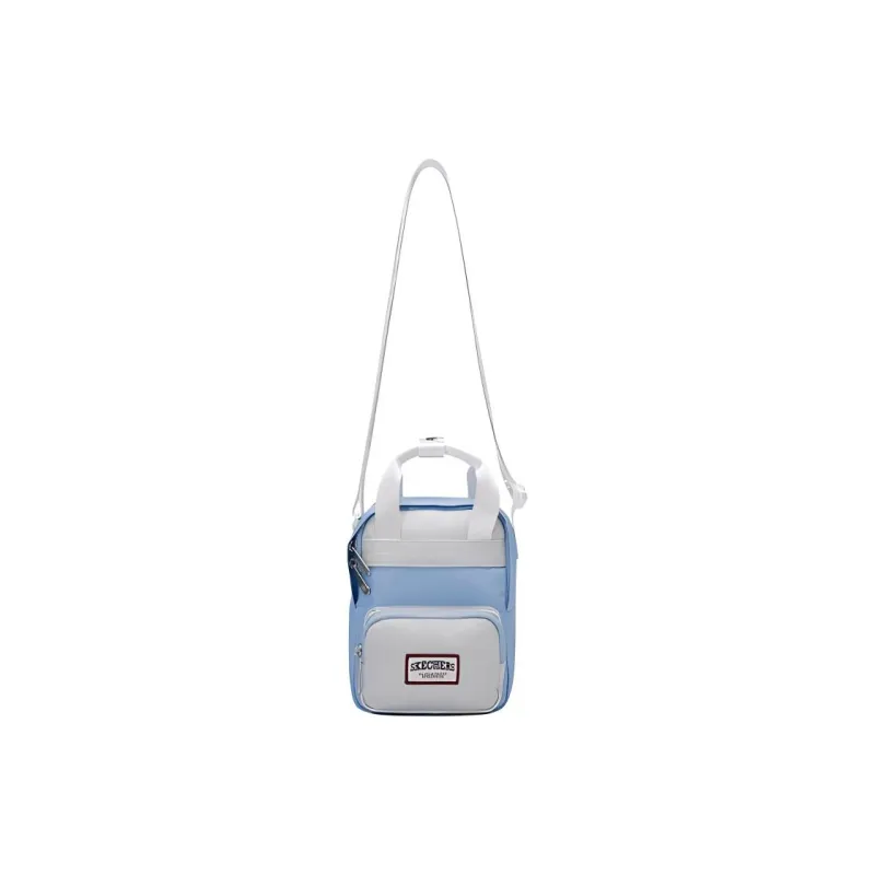 Skechers Polyester Handbag, Shoulder Bag, Crossbody Bag Regular Unisex Sky Blue-0