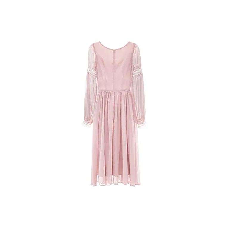 COVT Long-Sleeved Dresses Women's Pink-1