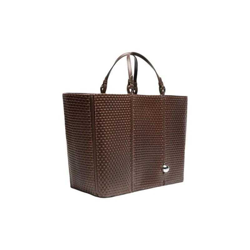Jacquemus Polyamide Tote Bag, Shopping Bag, Shoulder Bag, Crossbody Bag, Handbag Women's Dark Brown-1