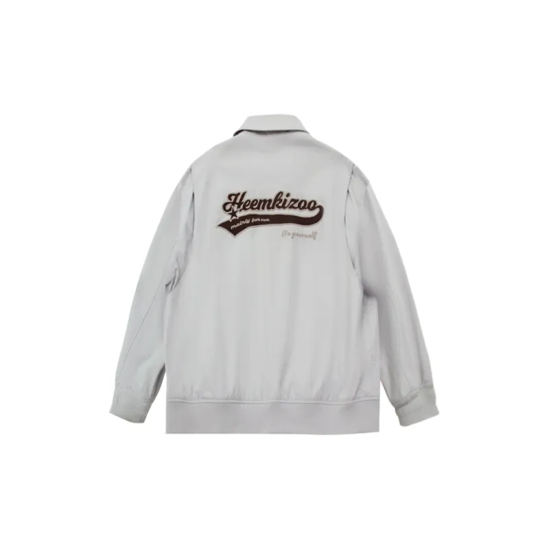HEEMKIZOO Jackets Coats Men's Greige-1