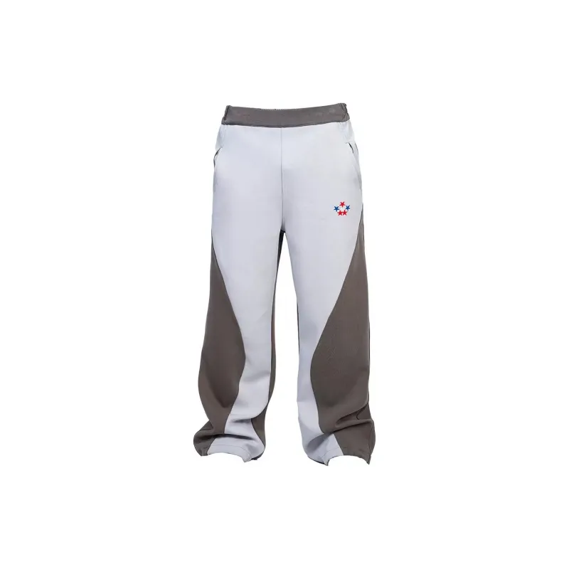 VINKID ORGANIZATION Knitted Sweatpants Unisex Gray-0