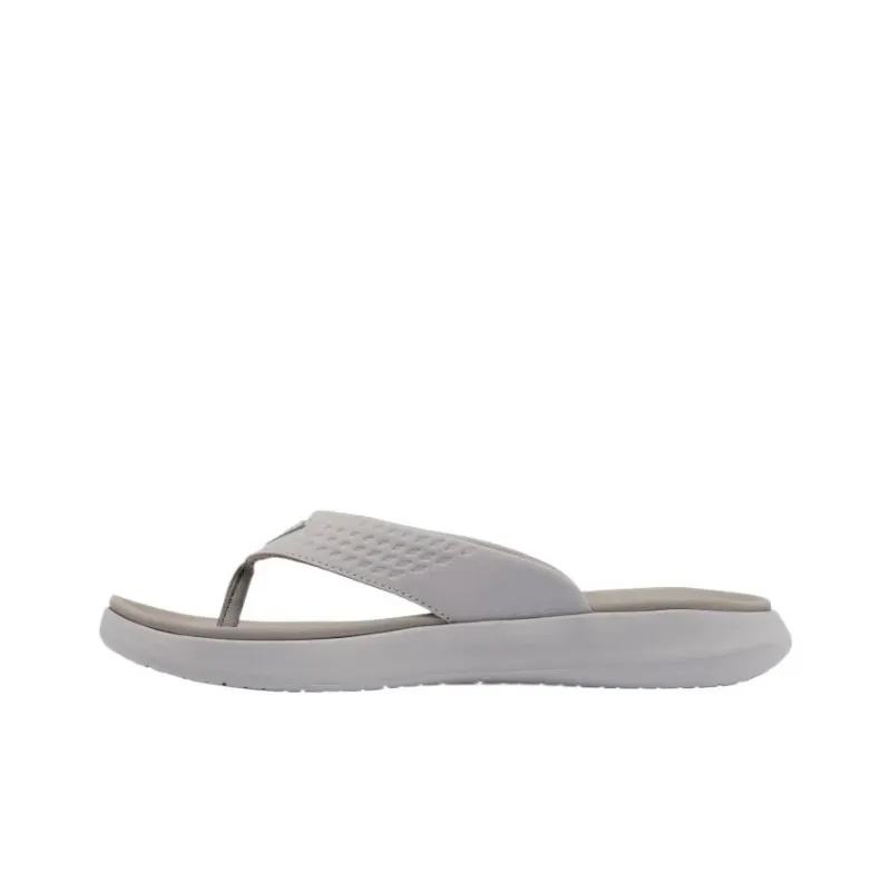 Columbia Slip Resistant Flip Flops Men's Light Gray-1