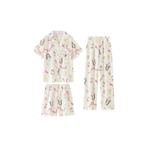 DanceBees Pajama Set Women's Image Color