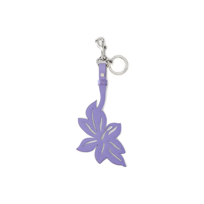 GUCCI Leather Pendants Unisex Purple-1