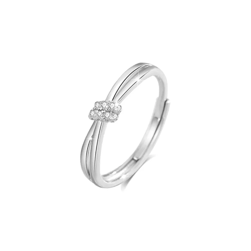 BLANK IN BLANK Sterling Silver Rings Unisex-10