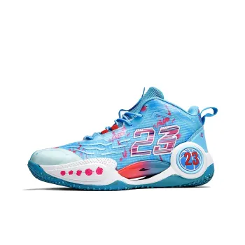 Kuding Cushioned Slip Resistant Abrasion Resistant Breathable Mid Top Basketball Shoes Unisex