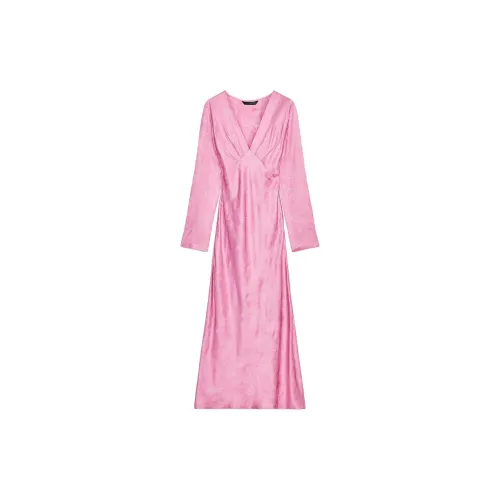 ZARA Long-Sleeved Dresses Women's Pink