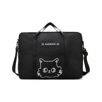 Parker Bear Oxford Travel Bag Unisex Black