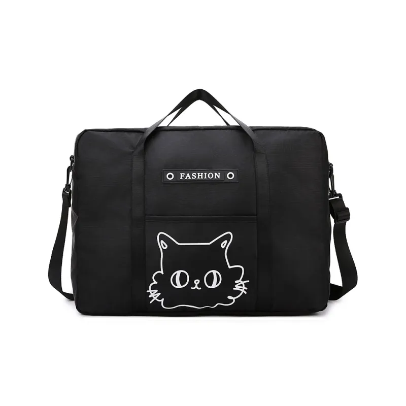 Parker Bear Oxford Travel Bag Unisex Black-0