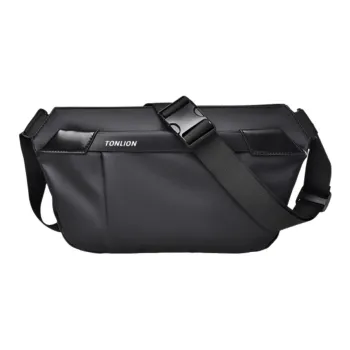Tonlion PVC Crossbody Bag Regular Unisex Black