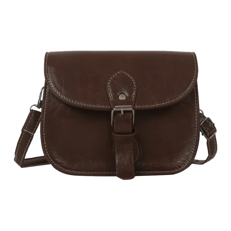 AOSONG PU Crossbody Bag Unisex White/Black/Burgundy/Khaki/Coffee-15