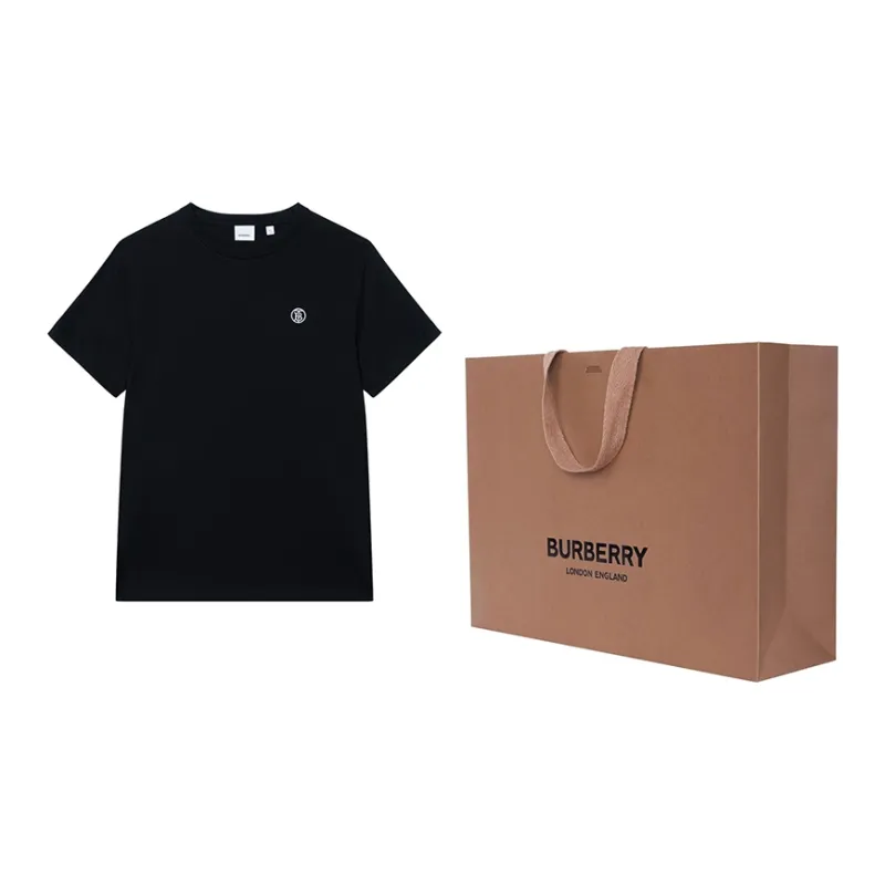 Burberry Monogram Motif Cotton T shirt-2
