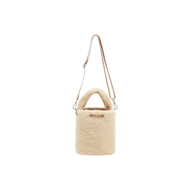 Champion Fluffy Collection Fabric Small Shoulder Bag Bucket Bag Handbag Small Size Unisex Multicolor-5