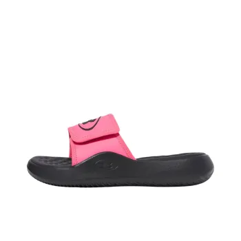 Under Armour Ignite Pro Slip Resistant Slide Slippers Women's Pink Black