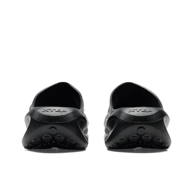 XTEP Slip-Resistant Abrasion-Resistant Slide Slippers Men's Black-4