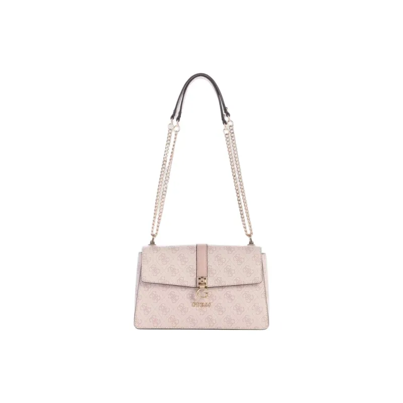 GUESS Artificial Leather Crossbody Bag Shoulder Bag Women's Pink-0