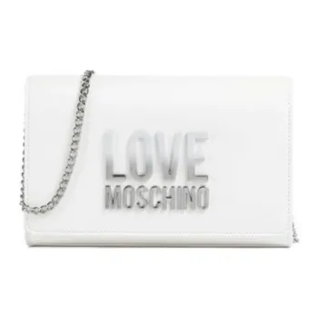 LOVE MOSCHINO Polyurethane Shoulder Bag Mini Women's White