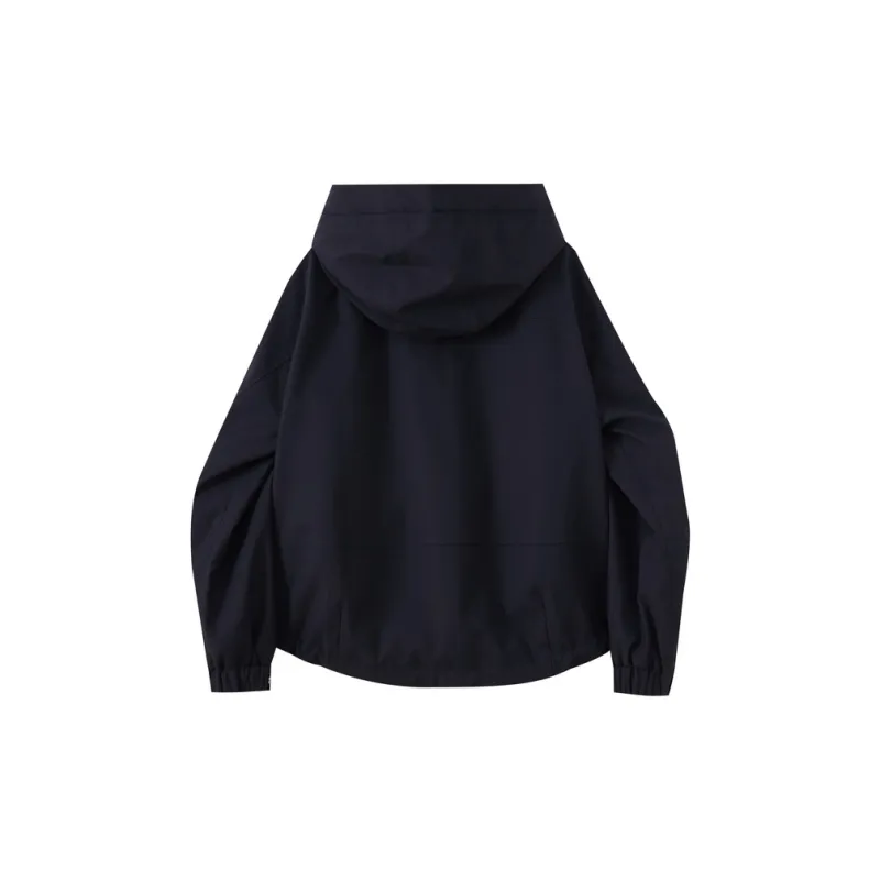 SHUIYUNJIAN Trench Coat Women's Navy Blue-1