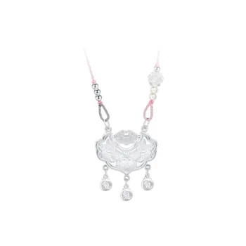 CARAT'S DIARY S999 Fine Silver 990 Sterling Silver Necklaces Women's