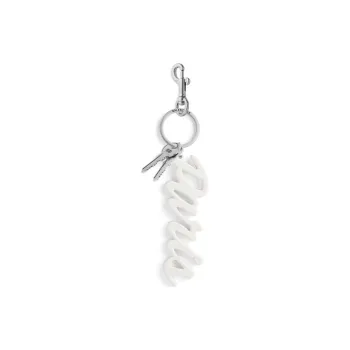 Balenciaga Paris Stainless Steel With Silicone Bag Accessories Women's White