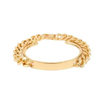 MM6 Maison Margiela Chain detail Cuff Bracelet