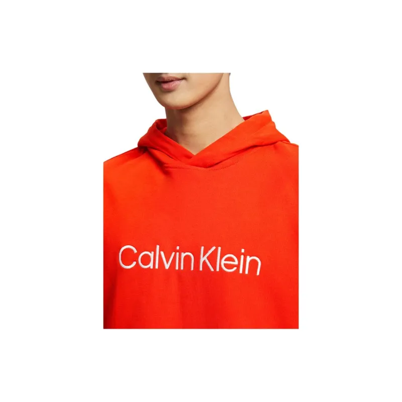 CALVIN KLEIN Simple Collection Sweatshirt Men's Copper Orange-4
