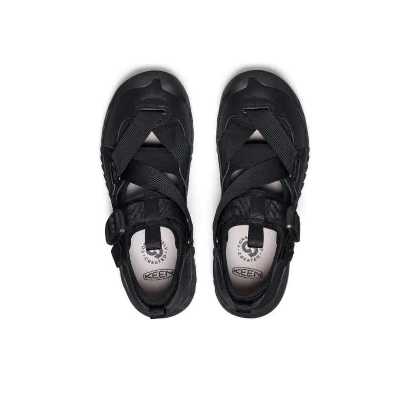 KEEN Hoodzerra Abrasion Resistant Breathable Low Top Casual Shoes Unisex Black-3