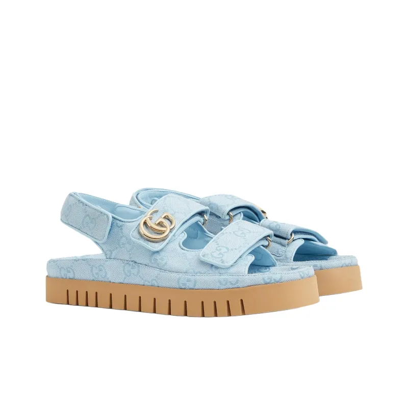 GUCCI Strap Sandals Women's Blue-2