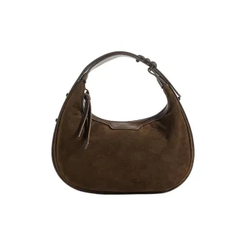 Meow In The Grass PU Handbag Women's Coffee