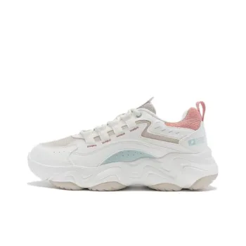 XTEP Lanying 2.0 Slip Resistant Low Top Casual Shoes Women's White Gray