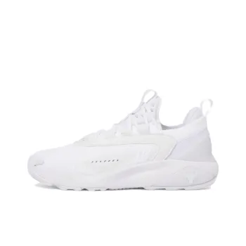 Under Armour Anti Slip Wear Resistant Low Top Training Shoes Men's White