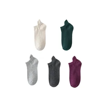 Cotton Gene No Show Socks Men's Combo Set