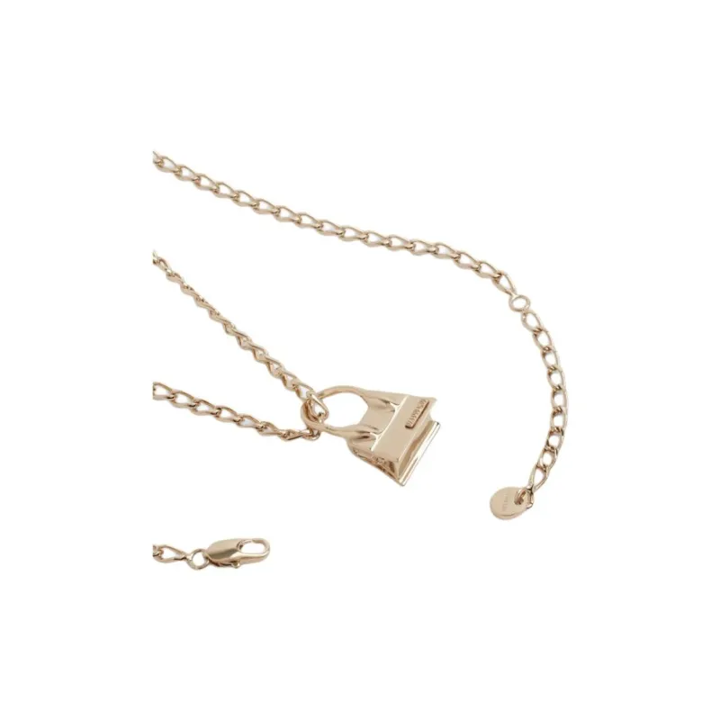 Jacquemus Mini Tote Bag Pendant Necklace-4