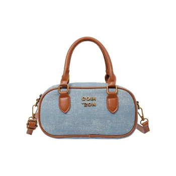 MingLu Denim Crossbody Handbags Regular Unisex Light Blue/Blue/Dark Blue/Black