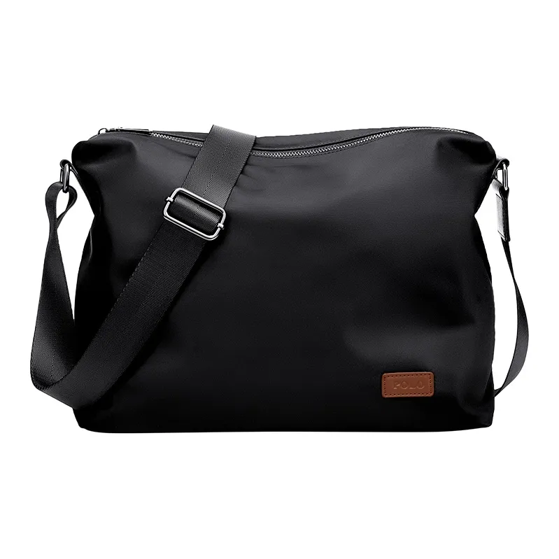 POLO Fabric Shoulder Bag Regular Men's Black-2