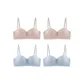 4 Pack (2 Light Coffee+2 Cream Blue)