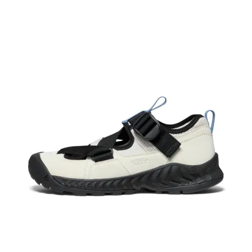 KEEN Hoodzerra Durable Breathable Low-Top Casual Shoes Unisex Beige Black