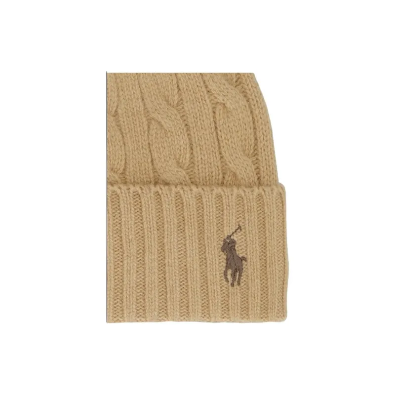 Polo Ralph Lauren Pony Embroidered Cable Knit Beanie-2