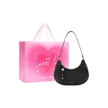 ONE TIME Fabric Crescent Moon Shoulder Bag Regular Women's Multicolor
